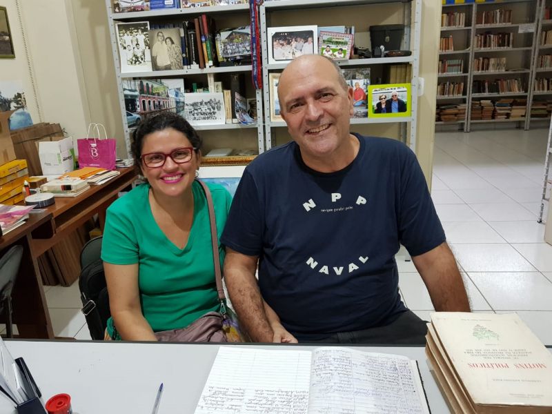 Mary Andrea Xavier Lages e Antônio Guimarães Pinto  - Professores 